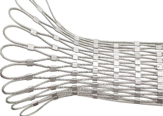 SS316 شبکه کابل فولاد ضد زنگ برای راهروهای پله 1-5mm سیم