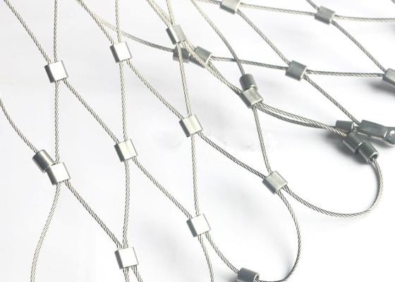 SS316 شبکه کابل فولاد ضد زنگ برای راهروهای پله 1-5mm سیم