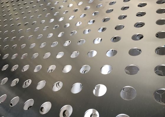 4 * 8ft فولاد ضد زنگ صاف دور سوراخ الگوی ورق سوراخ شده