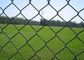 حصار پیوند زنجیر 9 متری 8 فوت با پوشش پی وی سی برای زمین بازی ورزشی