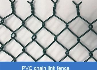 6ft گالوانیزه PVC پوشش زنجیره ای لینک حصار ASTM E2016 ISO9001