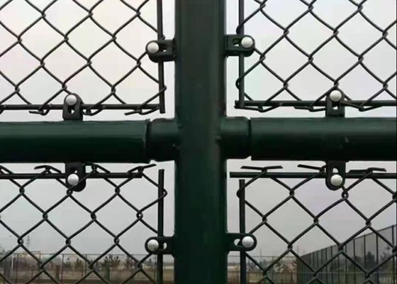 6ft گالوانیزه PVC پوشش زنجیره ای لینک حصار ASTM E2016 ISO9001
