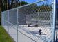 حصار گالوانیزه زنجیر 6 فوتی مشکی سبز 2.0 میلی متری حصار سیمی سیکلون 2.5 میلی متری