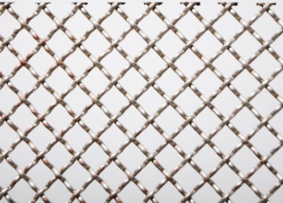 SUS 304 فولاد ضد زنگ بغل سیم بافته برای صفحه لرزش