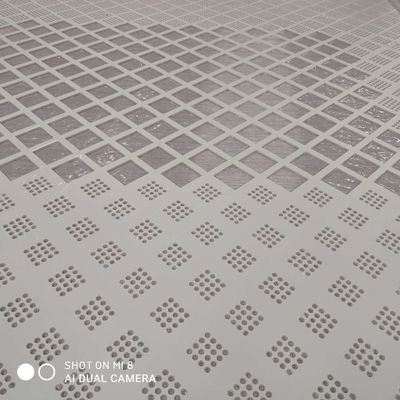 پانل های فلزی سوراخ شده تزئینی 1m x 2m برای مبلمان