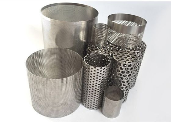 لوله فیلتر مش فلزی سوراخ‌دار استیل ضد زنگ 316، 20mm-2000mm
