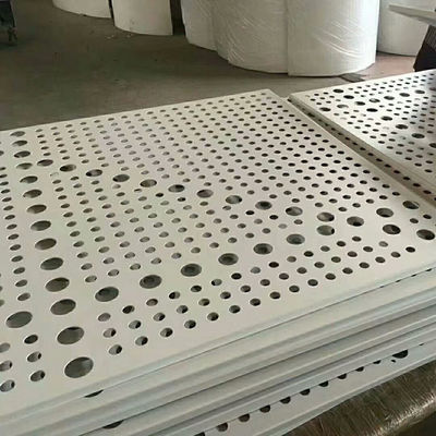 1.2mm سوراخ 304 فولاد ضد زنگ ورق شیشه ای سوراخ شده