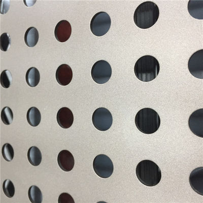 1.2mm سوراخ 304 فولاد ضد زنگ ورق شیشه ای سوراخ شده