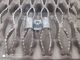 نیم طبقه صنعتی توری ایمنی الماسی آلومینیومی آج پله فلزی ضد لغزش