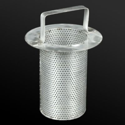 لوله فیلتر استیل ضد زنگ سوراخ دار با دسته 30mm-600mm