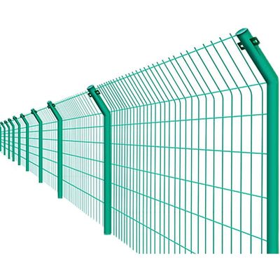 4mm PVC پوشانده شده Welded Wire Mesh پانل سبز 6ft گالوانیزه