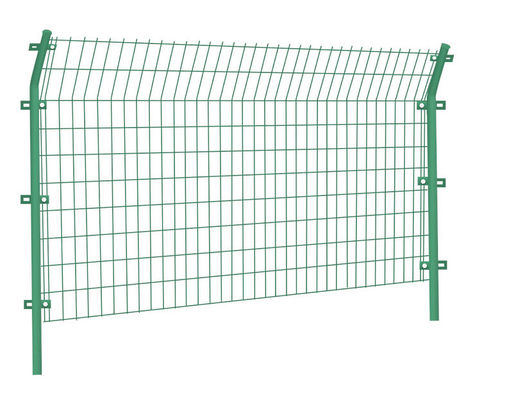 4mm PVC پوشانده شده Welded Wire Mesh پانل سبز 6ft گالوانیزه
