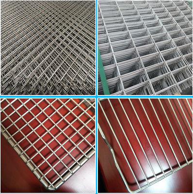 پانل های گالوانیزه سیم جوش 2mm سیم 25x25mm سوراخ