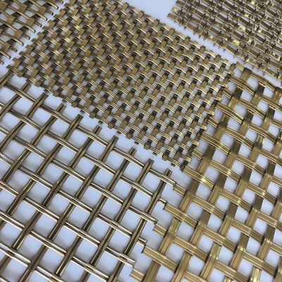 مش سیمی 0.5 میلی متری برنجی عتیقه Ss برای دکوراسیون داخلی