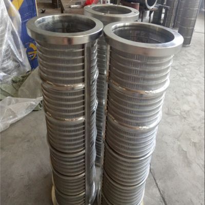 فیلتر سیمی گوه ای جانسون مش 300 میلی متری 304 فولاد ضد زنگ با استحکام بالا
