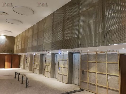 مصالح ساختمانی فلزی آلومینیوم نمای روکش دیوار ورق فلزی منبسط شده