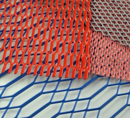 PVDF دیوار خارجی تزئینی آلومینیوم منبسط شده فلز سفارشی