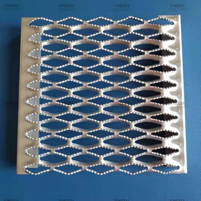 5 سوراخ الماس 450mm*3000mm توری تخته فولادی گالوانیزه سوراخ دار