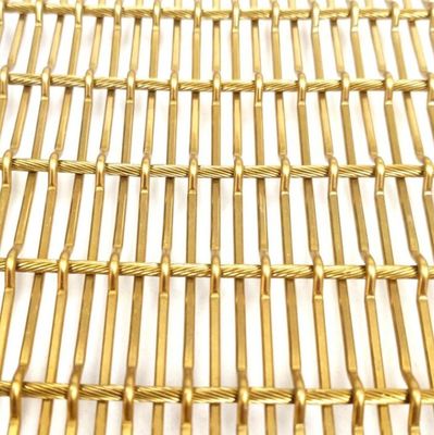 مش سیم بافته شده پنل نمای فلزی روکش فلزی تزئینی