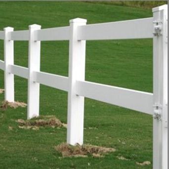 مزد سنگین 2 ریل 3 ریل حصار اسب PVC حصار وینیل برای مزرعه