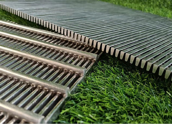 Ss 304 0.2 mm جانسون Vee Wire Screen مدل جوش