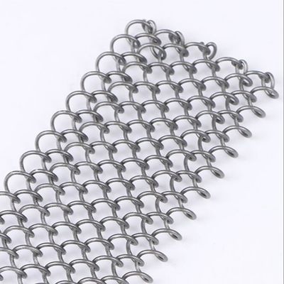 سیم آلومینیومی پرده های فلزی معماری سیم پیچ فلزی برای تقسیم کننده اتاق