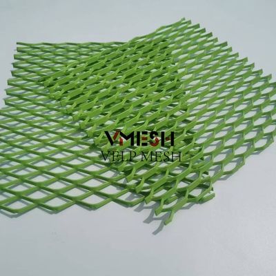 حاشیه شش گوشه ای دیوار پرده گسترده فلز میش نمای پوششی نمای تزئینات