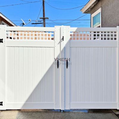 حصار حریم خصوصی 6 فوتی گاردن در فضای باز وینیل ارزان PVC