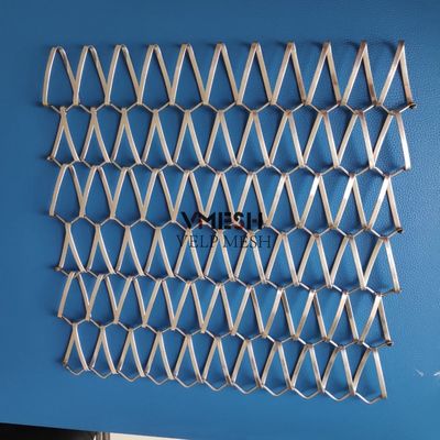 PVDF فولاد ضد زنگ تزئینی میش بافته شده برای طراحی داخلی