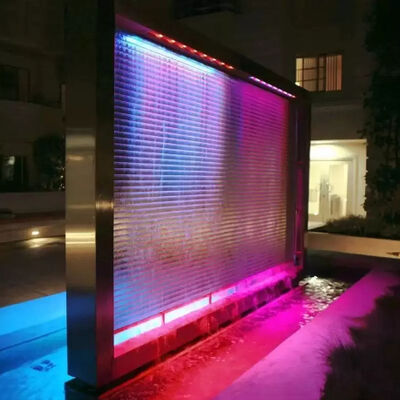 توری زنجیره ای پرده آب آبشار استیل ضد زنگ 304 مقاوم در برابر خوردگی