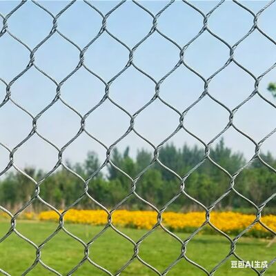 شبکه سیم فولاد ضد زنگ برای حفاظت از پل ضد پرتاب راه آهن بزرگراه