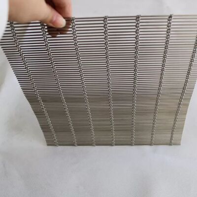 توری سیمی بافته شده از کابل استیل ضد زنگ تزئینی معماری برای پرده داخلی