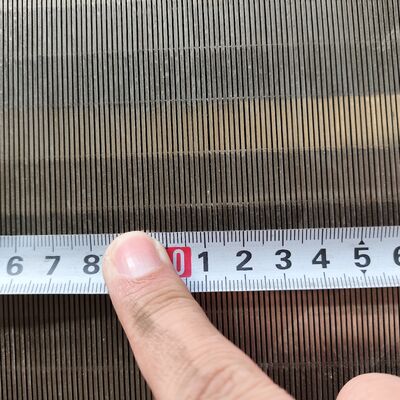 316 فولاد ضد زنگ سیم گوه ای صفحه نمایش فیلتر جداسازی جامد با راندمان بالا