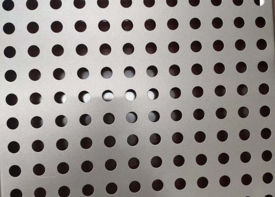Ss304 آلومینیوم سوراخ گرد تزئینی ورق فلزی 4x8