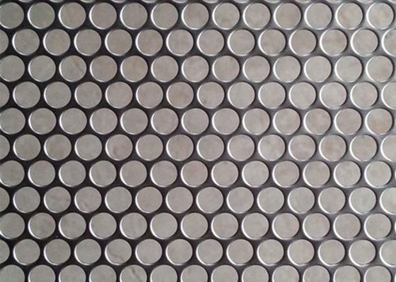 PVDF سوراخ گرد مش فلزی سوراخ دار 1.22*2.44 متر