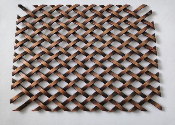 Burnished 316 Architectural Metal Mesh بافت پارچه مش فلزی SGS CE