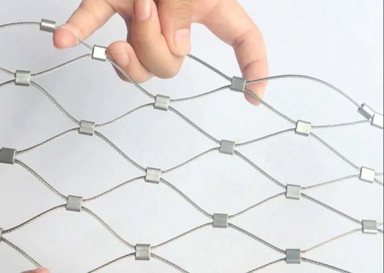 حصار مشبک سیمی طناب استنلس استیل Velp Mariculture با دیافراگم 4
