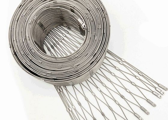 توری مشبک سیمی طناب فولادی 1 میلی متری 1.5 میلی متری برای نرده پله