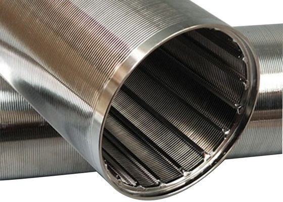 ISO9002 Velp Wedge Wire Cylinder Vee Wire Filter Screen 6M Length