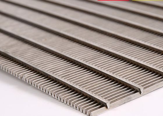 صفحه نمایش سیم گوه ای 100 میکرون مونل هاستلوی صفحه غربال تخت برای فیلتر شنی
