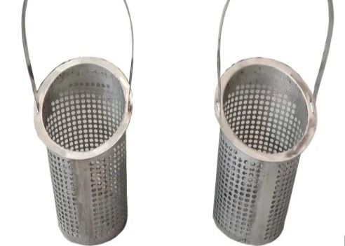 OEM ODM SS فیلتر مش 20 میلی متری سوراخ گرد لوله فیلتر سوراخ دار با دسته