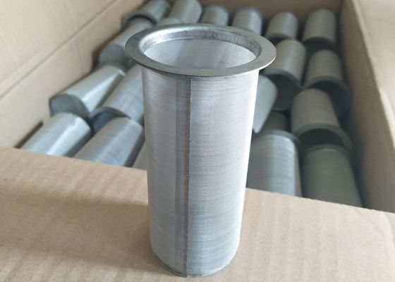 فیلتر توری سیلندر ساده توری SS 5 میکرون فیلتر توری فولادی ضد زنگ